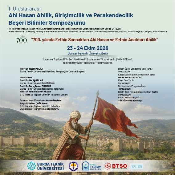 1. Uluslararası Ahi Hasan Ahilik, Girişimcilik ve Perakendecilik Beşeri Bilimler Sempozyumu