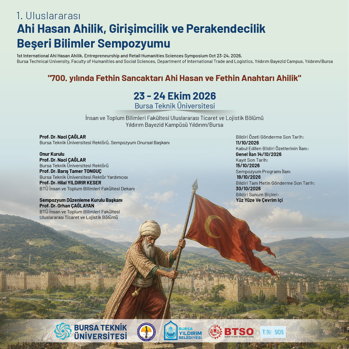 1. Uluslararası Ahi Hasan Ahilik, Girişimcilik ve Perakendecilik Beşeri Bilimler Sempozyumu
